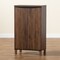 Baxton Studio Talon ModernTwo-Tone Walnut Brown and Dark Grey Finished Wood 2-Door Shoe Storage Cabinet 195-11724-ZORO - alternate 5